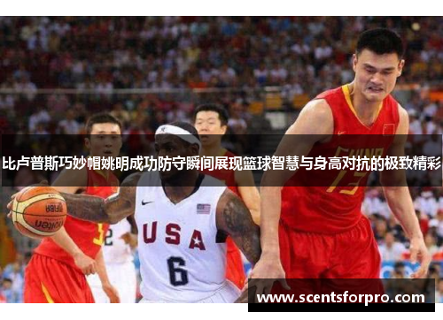 比卢普斯巧妙帽姚明成功防守瞬间展现篮球智慧与身高对抗的极致精彩