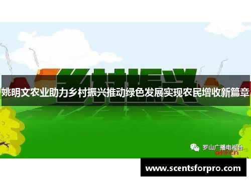 姚明文农业助力乡村振兴推动绿色发展实现农民增收新篇章